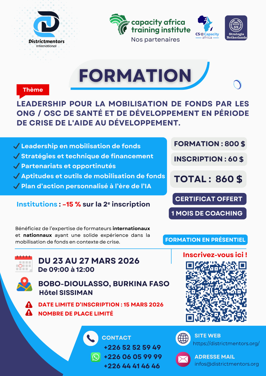 Leadership Training for Fund Mobilization